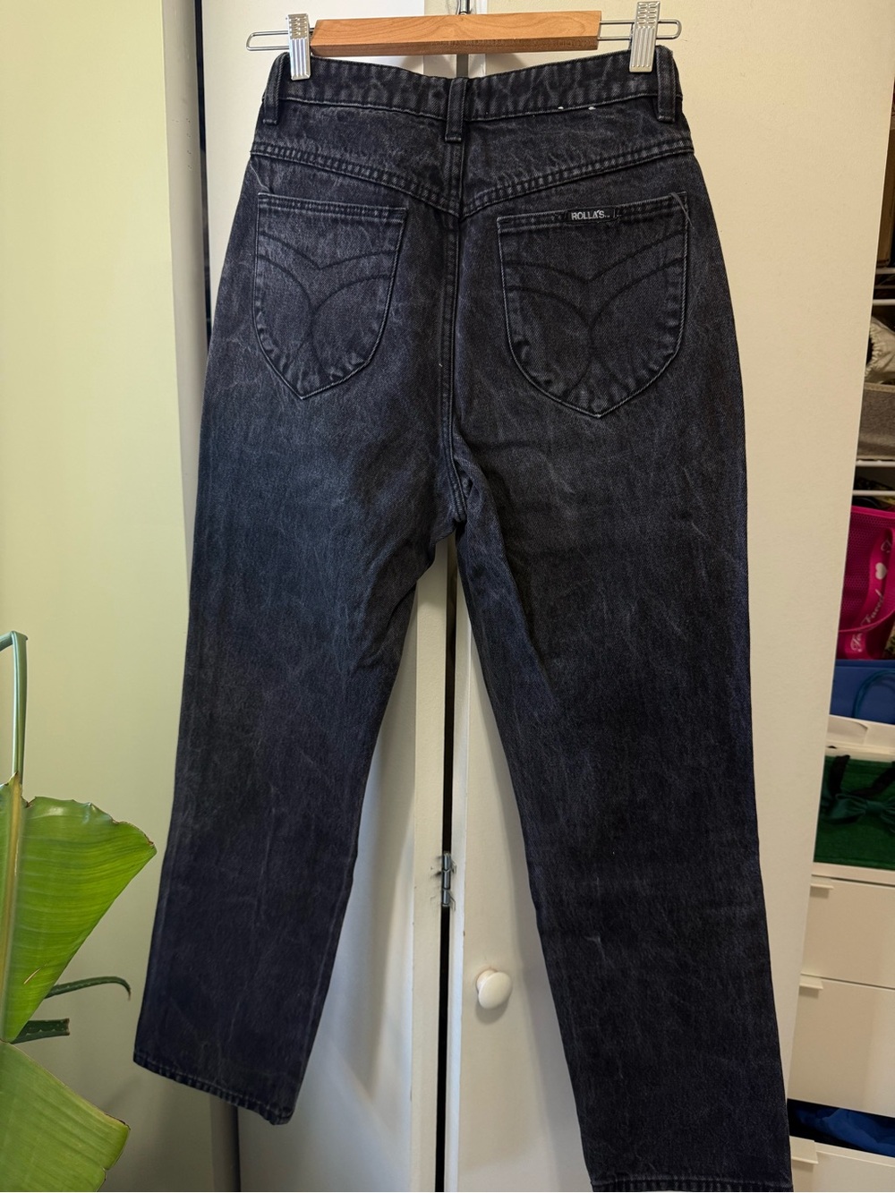 Rollas High Rise Dark Wash